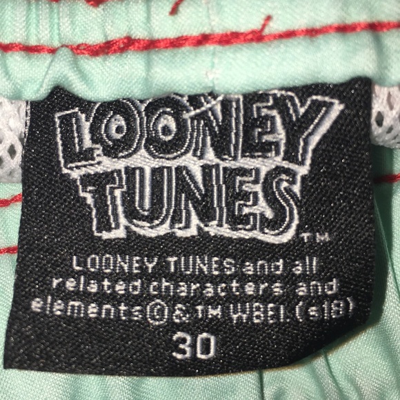 Loony Tunes Swim Trunks - Picture 2 of 3